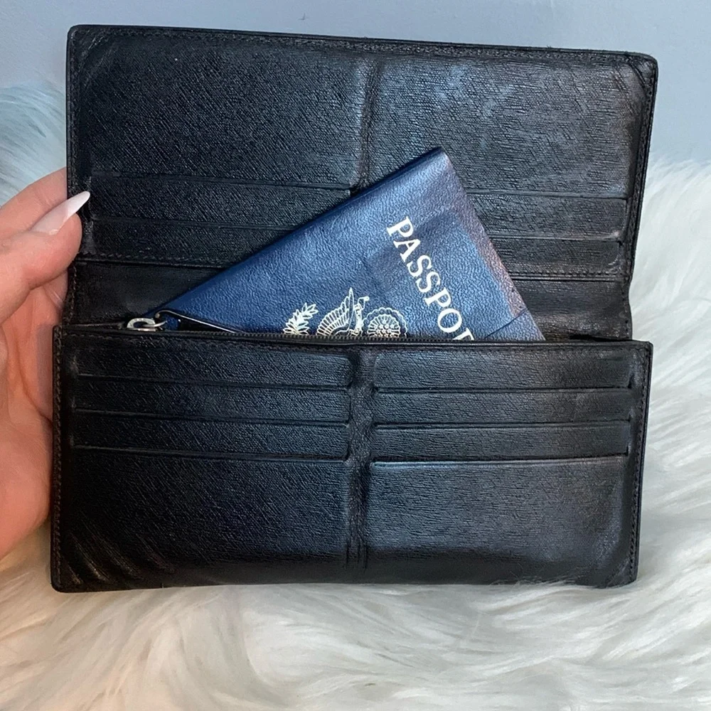 Authentic Dunhill long flap coat wallet - Picture 8 of 17